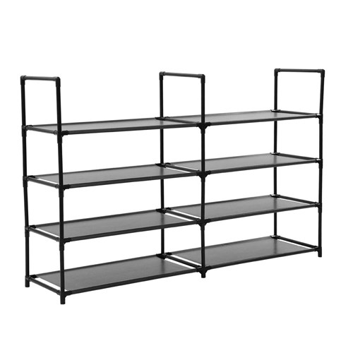 Shoe Rack 4 Tier Double 117x28x73cm Welcome To United Wholesalers Wholesale Supplier Of Homewares Pet Goods Glassware And More